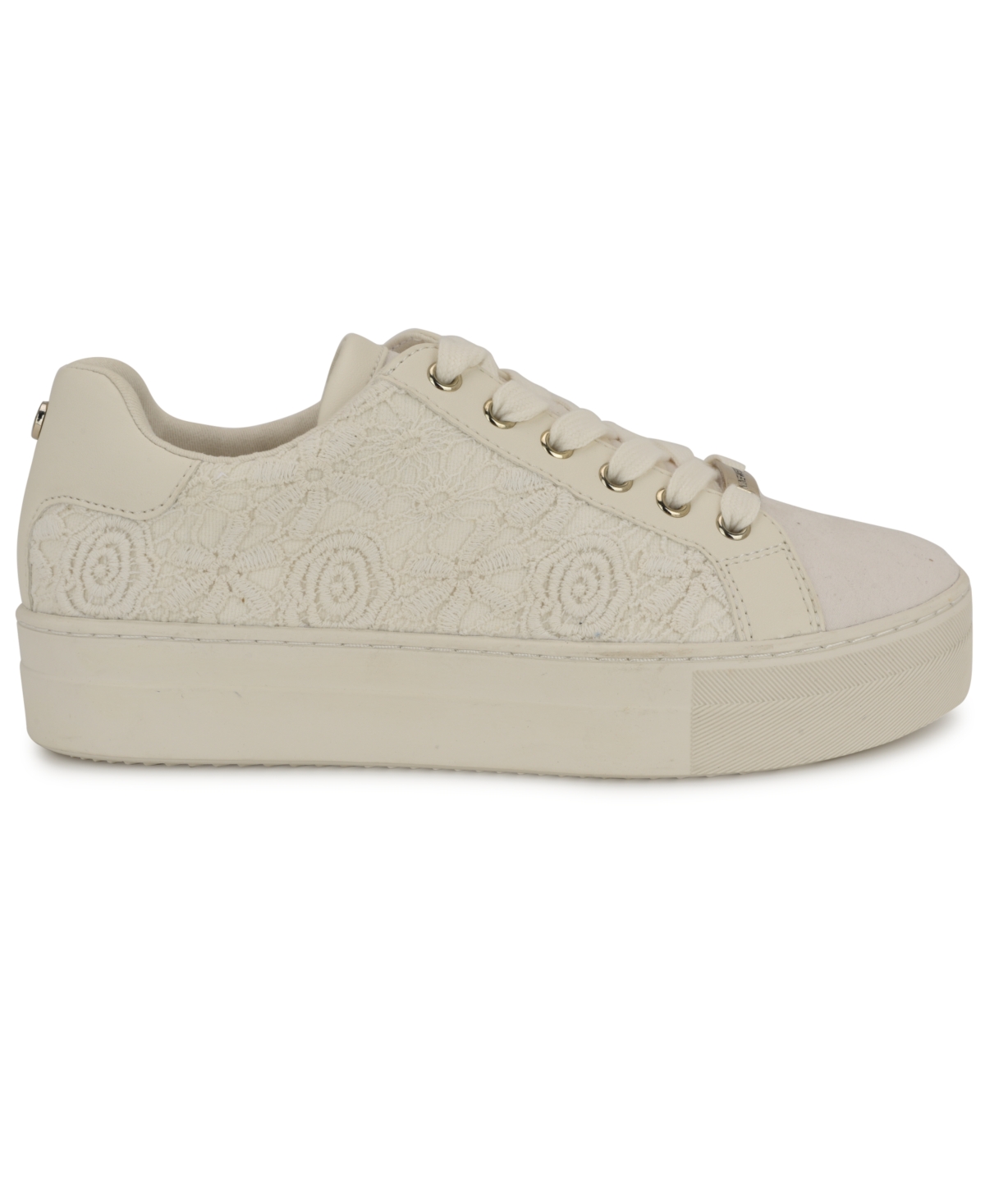 Shop Nine West Women's Gatspy Lace-up Platform Sneakers