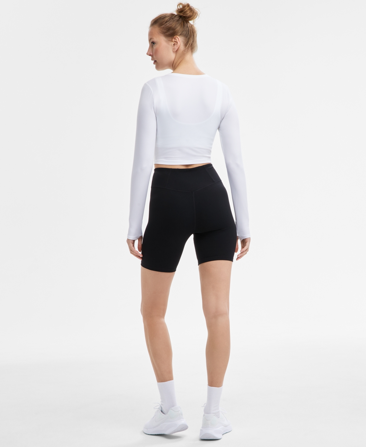 ID IDEOLOGY WOMEN'S SOFT 7" BIKE SHORTS, EXCLUSIVELY AT MACY'S 