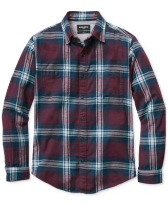Bonobos Men's Slim Fit Long Sleeve Button-Front Stretch Plaid Flannel Shirt  - Macy's