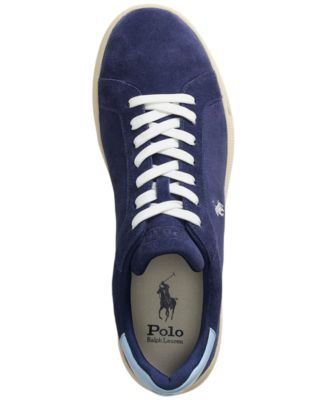 Polo Ralph Lauren Men's Heritage Court II Suede Sneaker - Macy's