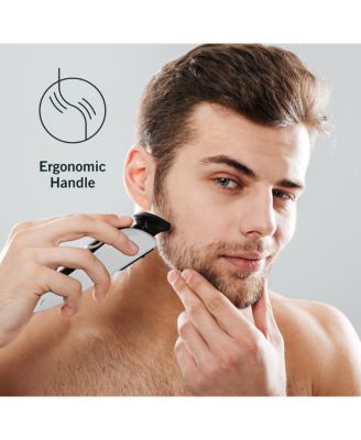 RECHARGEABLE 4-IN-1 GROOMING SET WITH ROTARY SHAVER