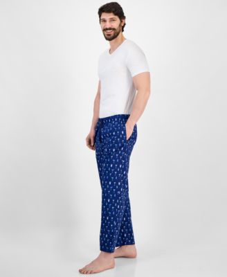 Men's Woven Beverage-Graphic Pajama Pants, Exclusively at Macy's