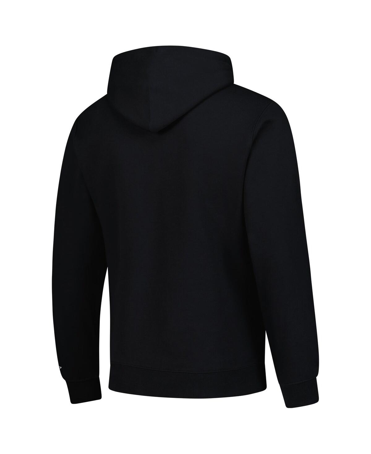 Starter Men's Black Detroit Lions Vintage Pullover Hoodie In Black