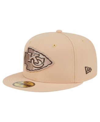 New Era - Men's Tan Kansas City Chiefs Candied Pecan 59fifty Fitted Hat