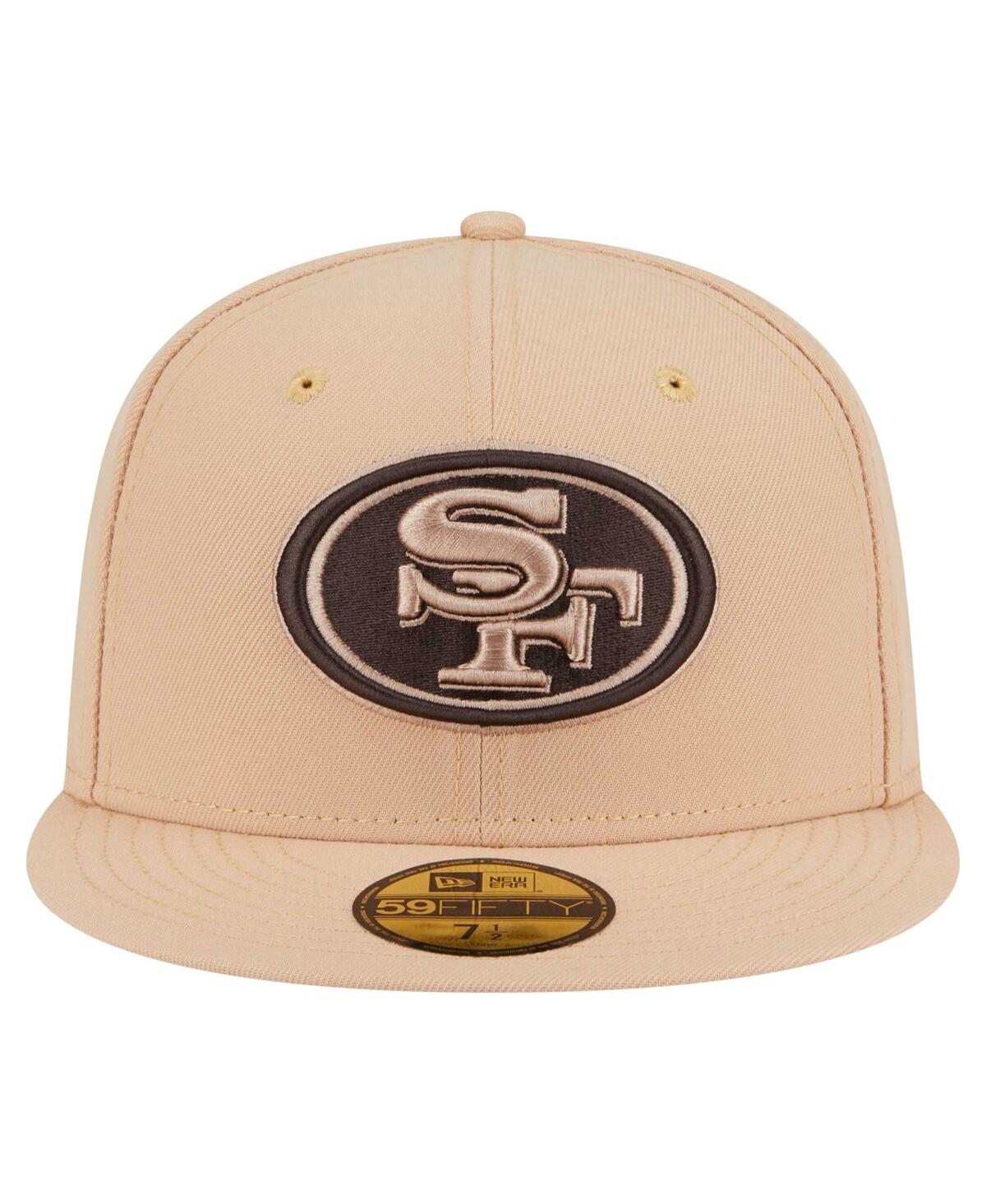New Era Men's Tan San Francisco 49ers Candied Pecan 59FIFTY Fitted Hat