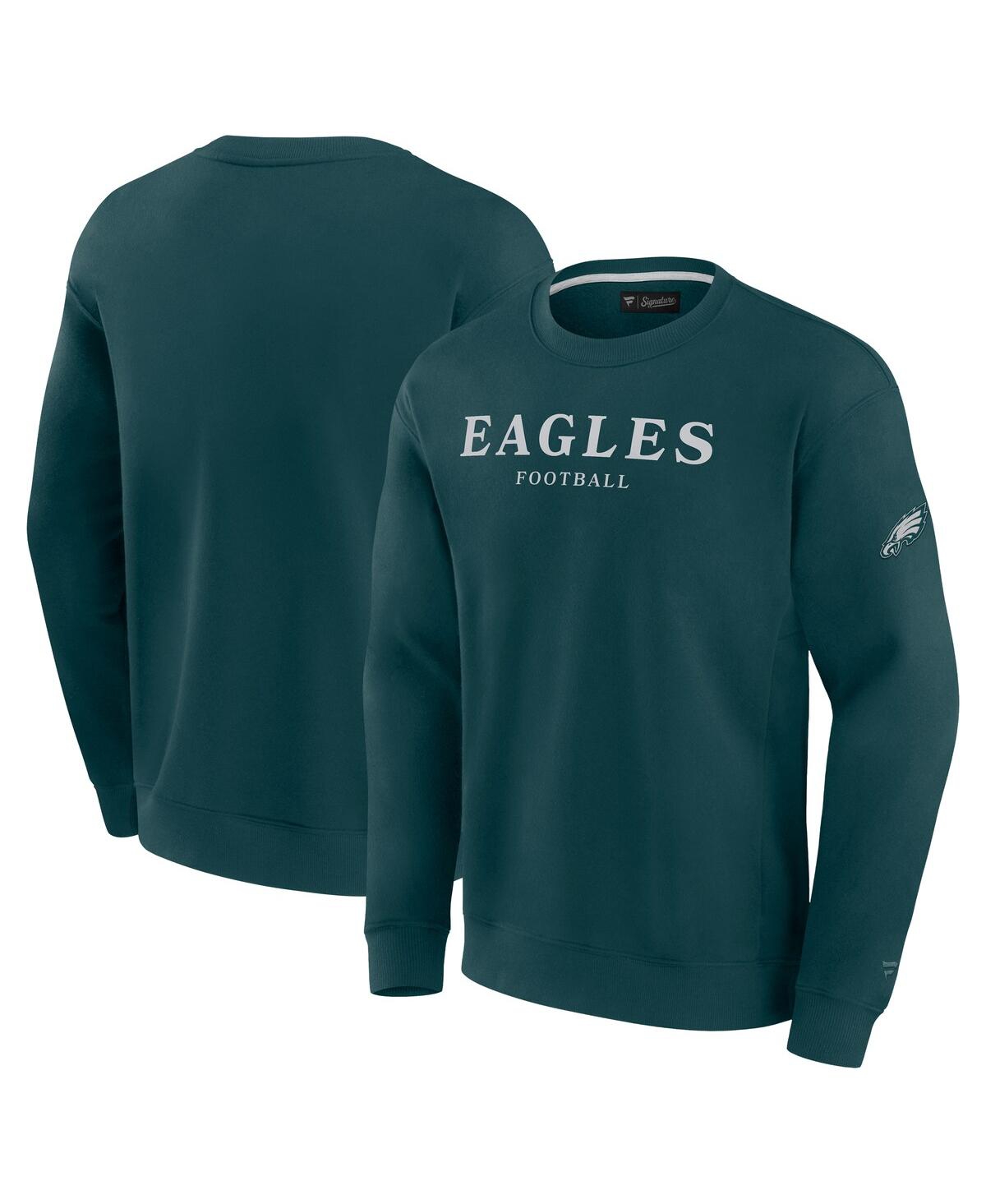 Shop Fanatics Men's And Women's Midnight Green Philadelphia Eagles Elements Unlimited Fleece Pullover Sweatshirt