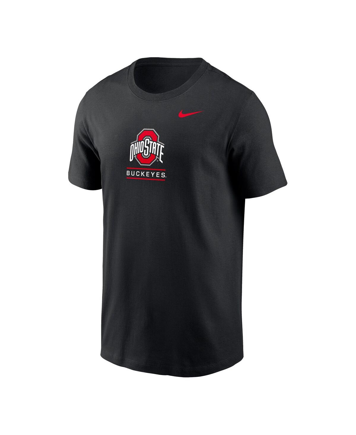 Nike Black Ohio State Buckeyes 2-hit T-shirt In Black