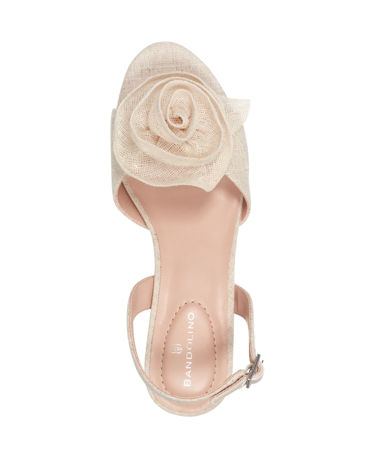 BANDOLINO WOMEN'S MARETTE ROSETTE HALTER DRESS SANDALS 