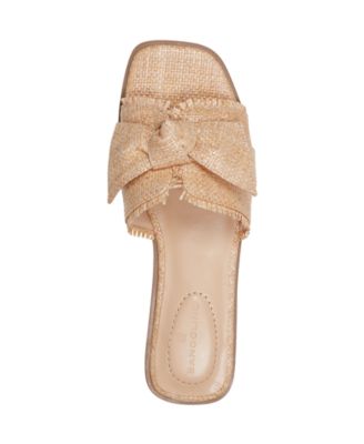 Women's Vallen Knotted Bow Flat Slide Sandals