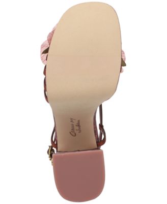 Siena Flower Platform Dress Sandals