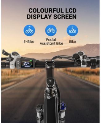 550W Electric Bike 26" Electric Mountain Bike for Adults, 48V Built-in Hidden Removable Battery, Up to 50 Miles with Shimano 21 Speed City Commuter Bike for Man Woman