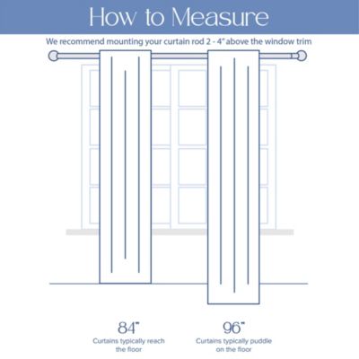 Madison Pinch Pleat Single Curtain Panel with Hooks and Rings, 38"X84"