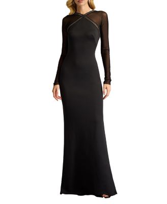 Women's Savoy Sheer Sleeve Gown