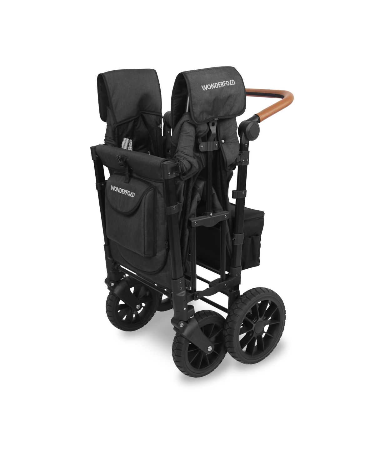 WONDERFOLD WAGON W2 LUXE DOUBLE STROLLER WAGON 2-SEATER 