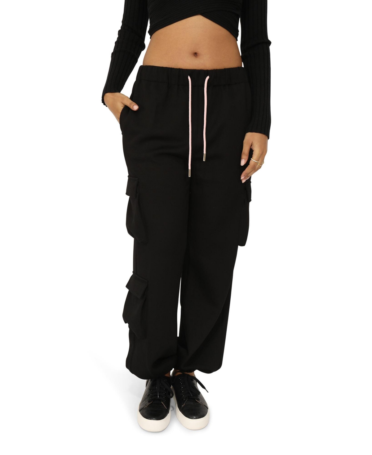 Women's Perfect Match Cargo Trackpants - Black