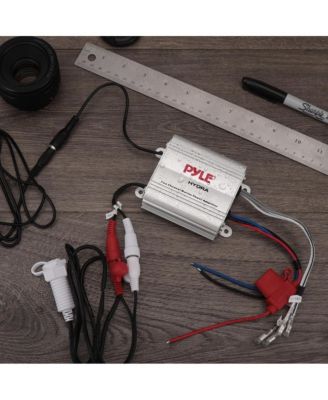 Double DIN Marine Bluetooth Stereo Receiver with DVD/CD/MP3/USB/AUX - Black