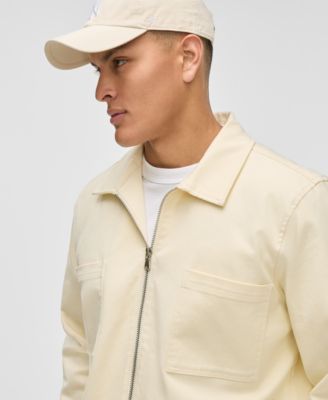 Men's Regular-Fit Stretch Twill Utility Jacket, Exclusively at Macy's 