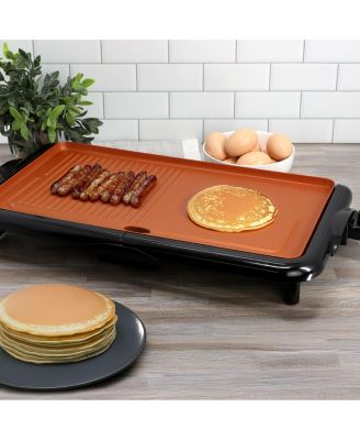 18.89 Inch Electric Grill/Griddle with Copper Coating