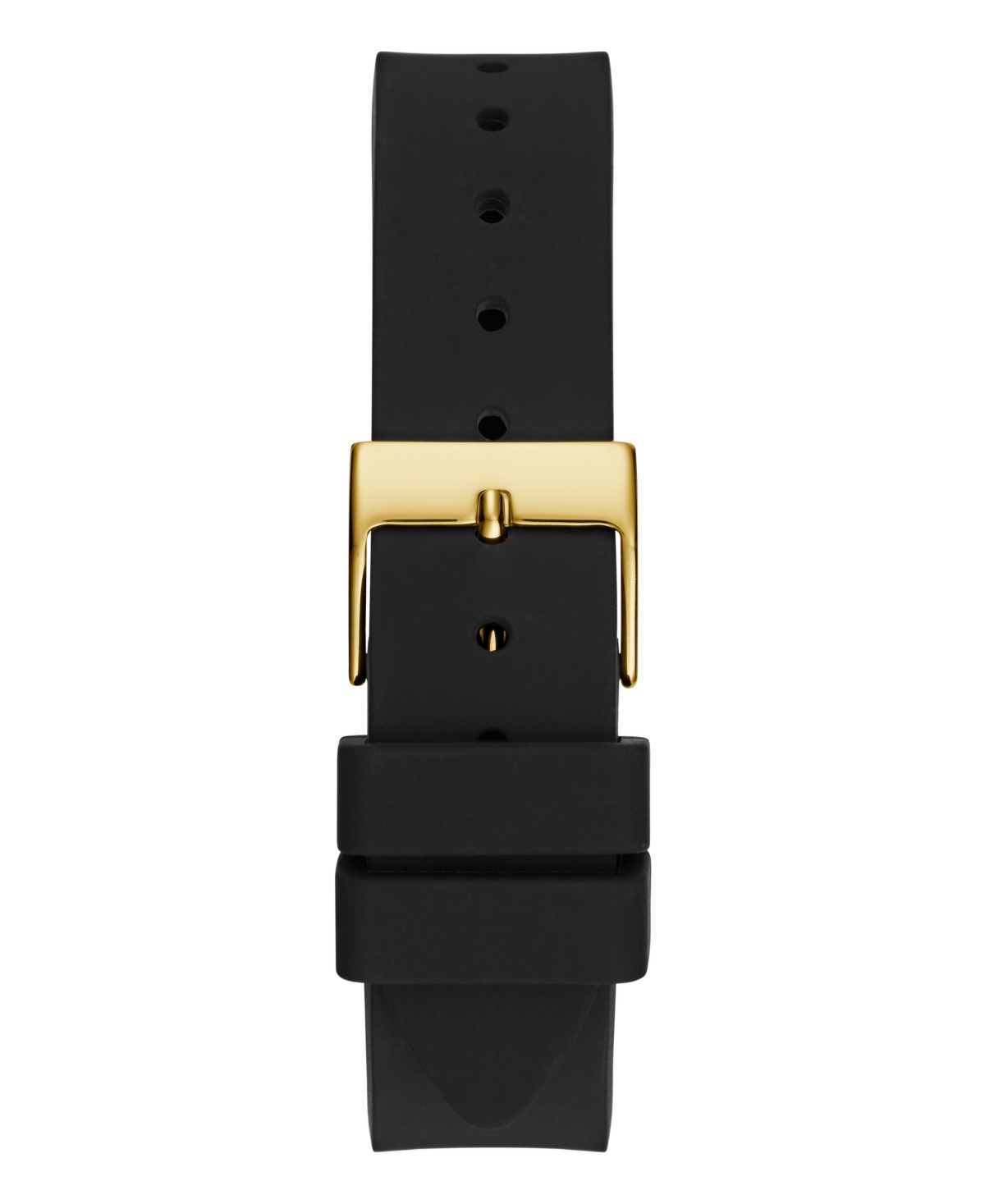 Guess Women's Analog Black Silicone Watch, 32mm In Black