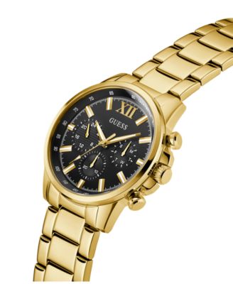 Men's Multi-Function Gold Tone Stainless Steel Watch, 44mm