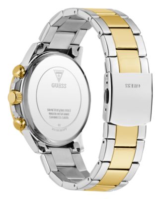 Men's Multi-Function Two-Tone Stainless Steel Watch, 44mm