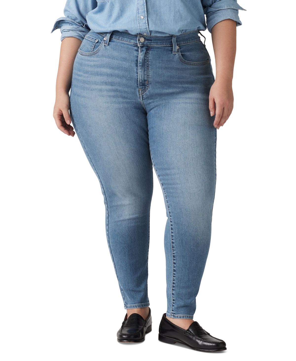 Plus Size 721 High-Rise Skinny Jeans - Eternal Indigo