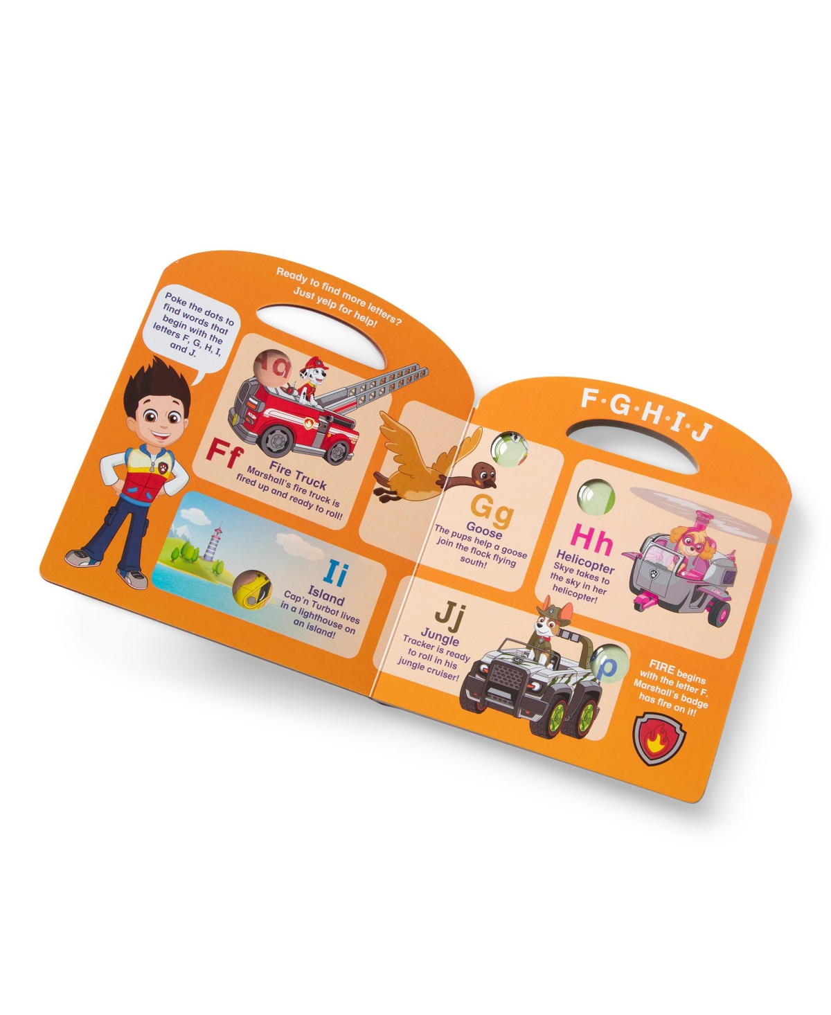 Melissa & Doug Paw Patrol Poke-a-dot Alphabet Adventure In Multicolor
