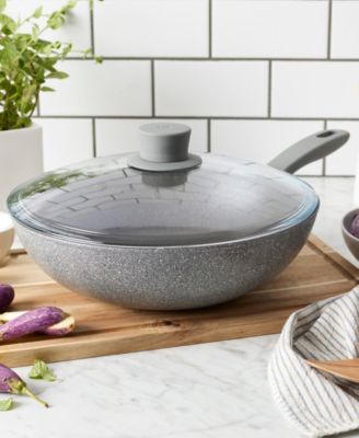 Parma Plus Aluminum Nonstick 11" Wok with Lid