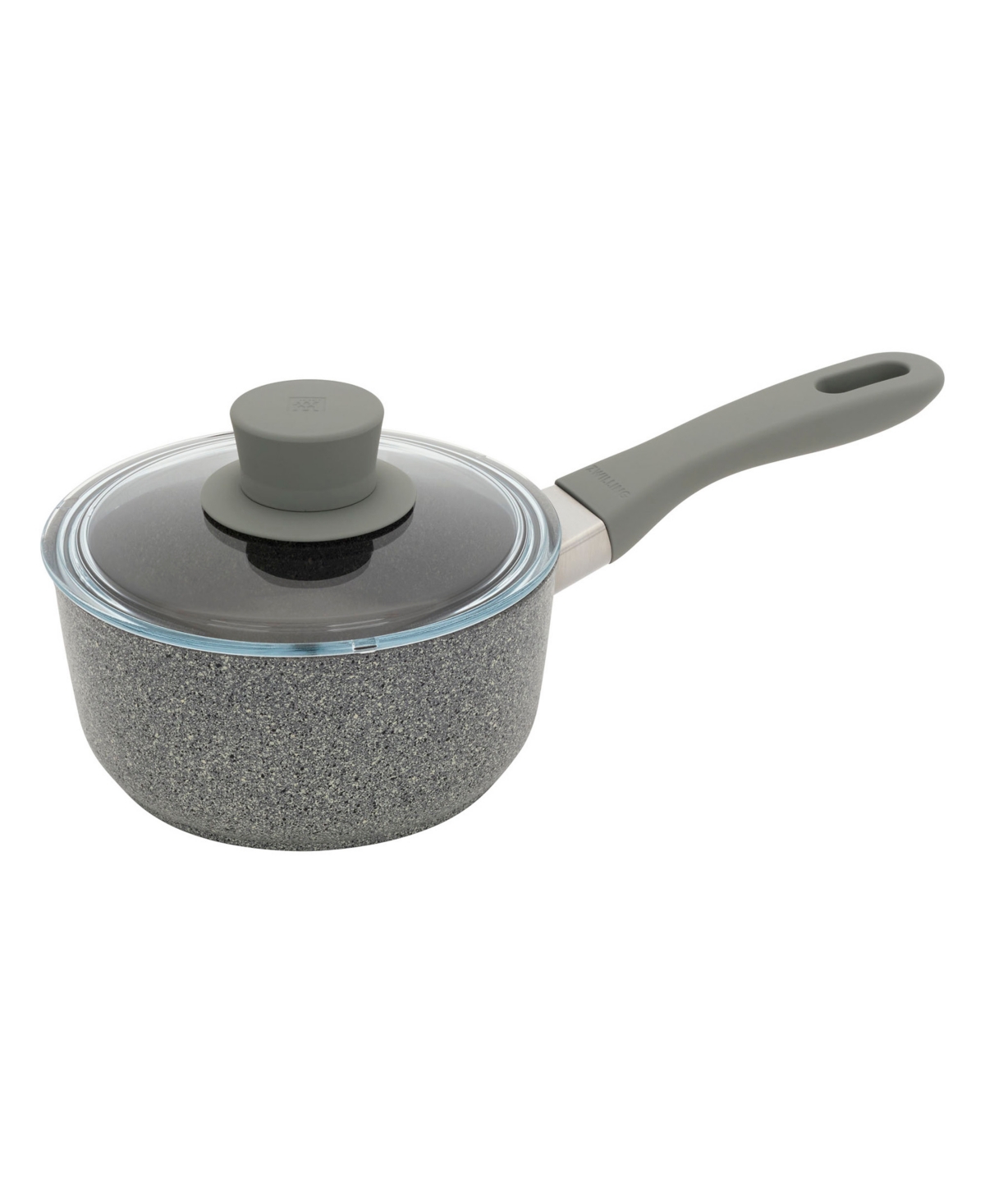 Zwilling Parma Plus Aluminum Nonstick 1.5 Qt Saucepan With Lid In Gray