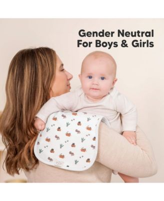 Kids 5pk Urban Burp Cloths, Organic Burping Cloth for Babies, Burp Rags