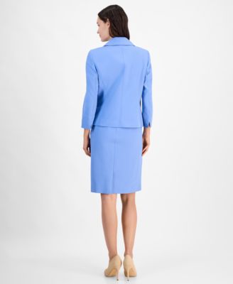 Women's Seamed Dress Suit Set, Regular & Petite