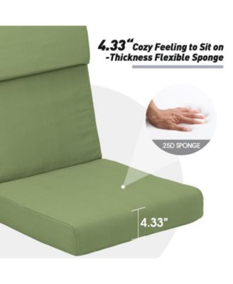 Outdoor Chair Cushion 20.5x20.5x4.33 inches Patio Furniture Seat Cushion - Set of 4