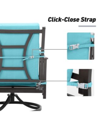 Outdoor Chair Cushion 20.5x20.5x4.33 inches Patio Furniture Seat Cushion - Set of 4