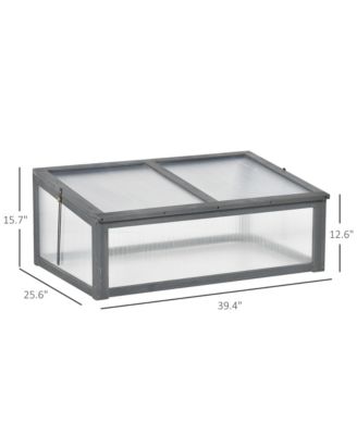 39" x 26" x 16" Wood Cold Frame house,