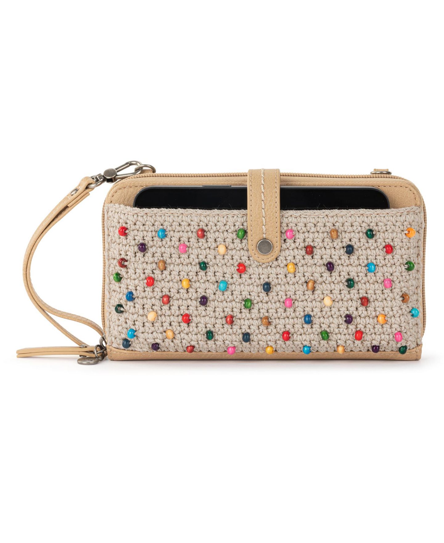 Женская сумка The Sak Iris Crochet Crossbody, цвет: Экрю разноцветный — фото 1