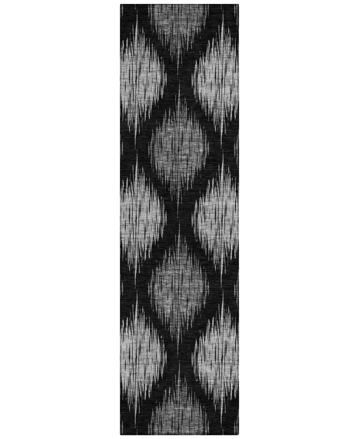 Addison Chantille Acn848 2'3"x7'6" Runner Area Rug In Black