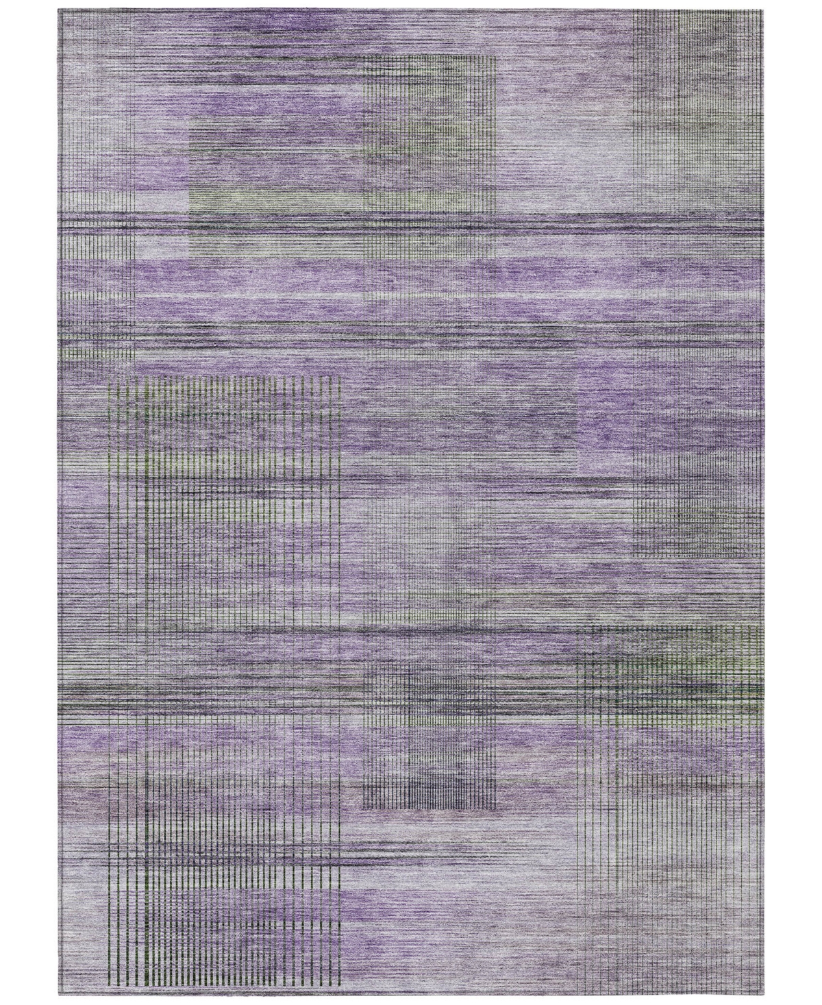 Addison Chantille Acn819 8'x10' Area Rug In Purple