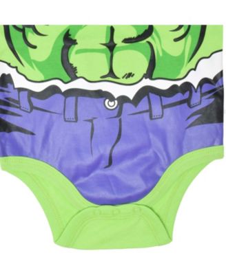 Baby Boys Marvel Spider-Man Iron Man Captain America 5 Pack Bodysuits Newborn to