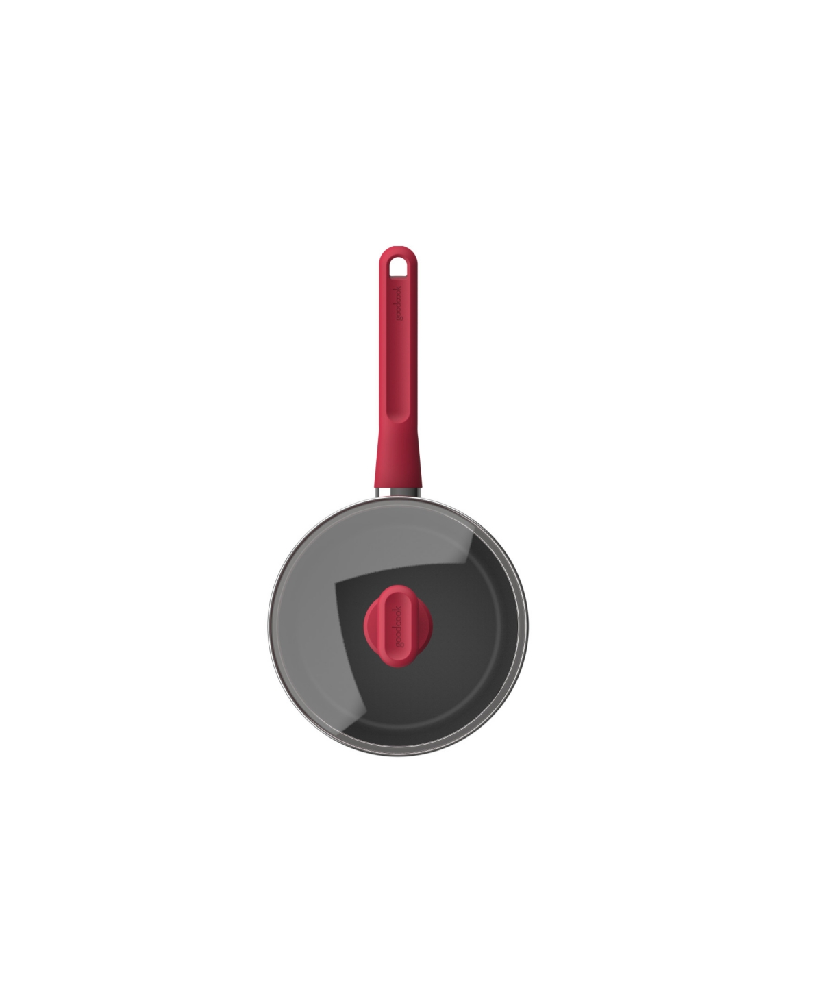 Goodcook Proease Aluminum Nonstick 2.5-quart Sauce Pan In Black