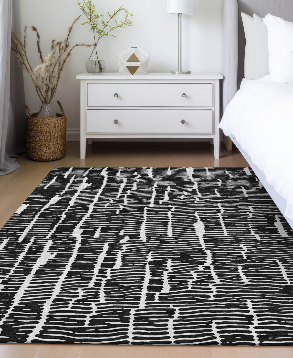 Addison Chantille Acn830 2'6"x3'10" Area Rug In Black