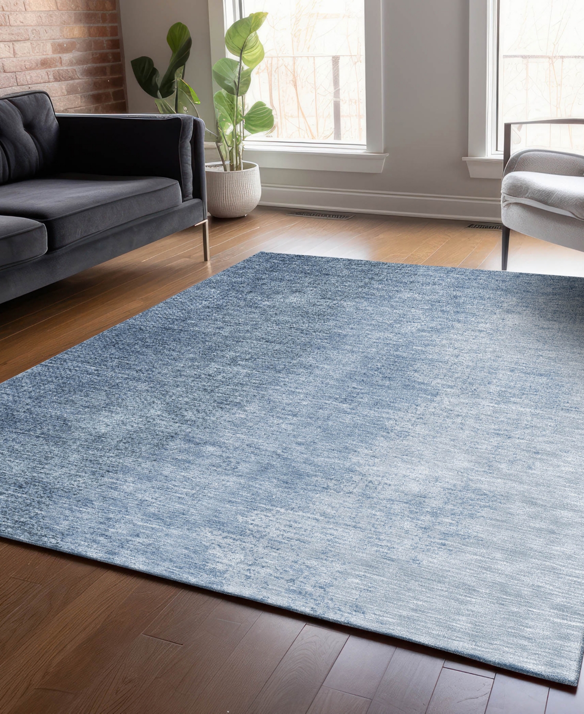 Addison Chantille Acn822 5'x7'6" Area Rug In Blue