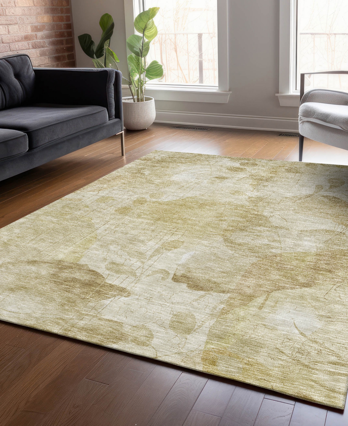 Addison Chantille Acn832 8'x10' Area Rug In Beige