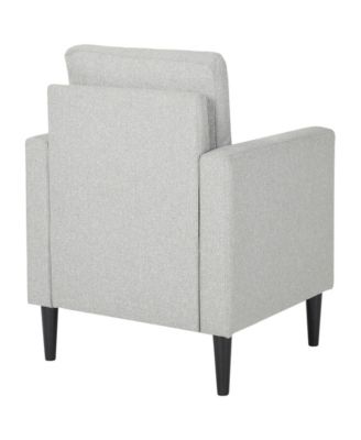 33" Wood Wendy Contemporary Arm Chair