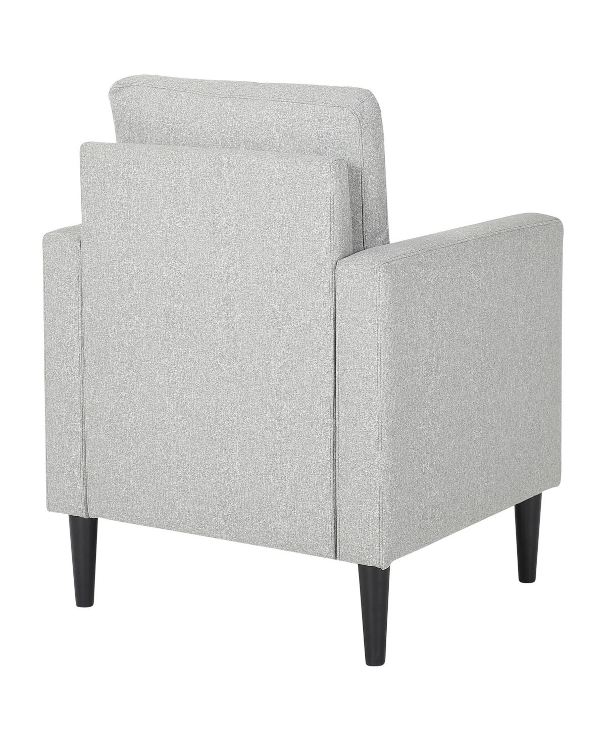 Lumisource 33" Wood Wendy Contemporary Arm Chair In Gray