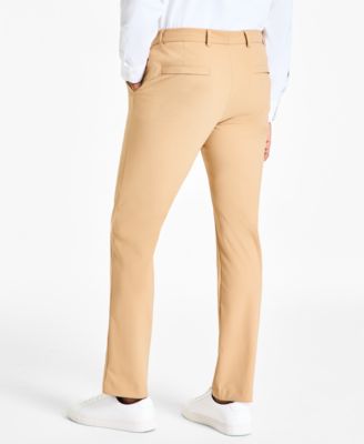 Men's Classic-Fit Solid Stretch Suit Pants, Created for Macy's 