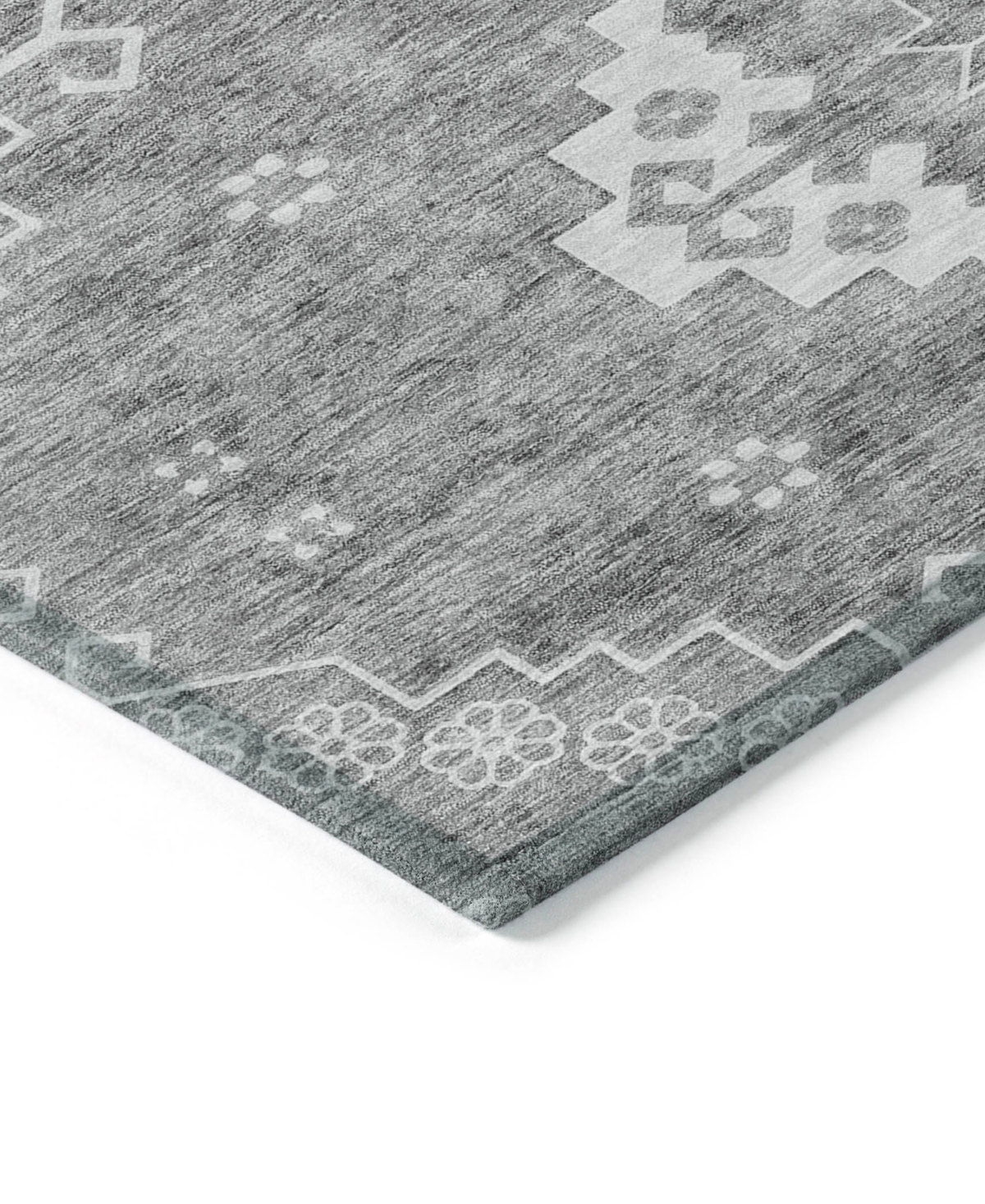 Addison Chantille Acn847 2'3"x7'6" Runner Area Rug In Gray