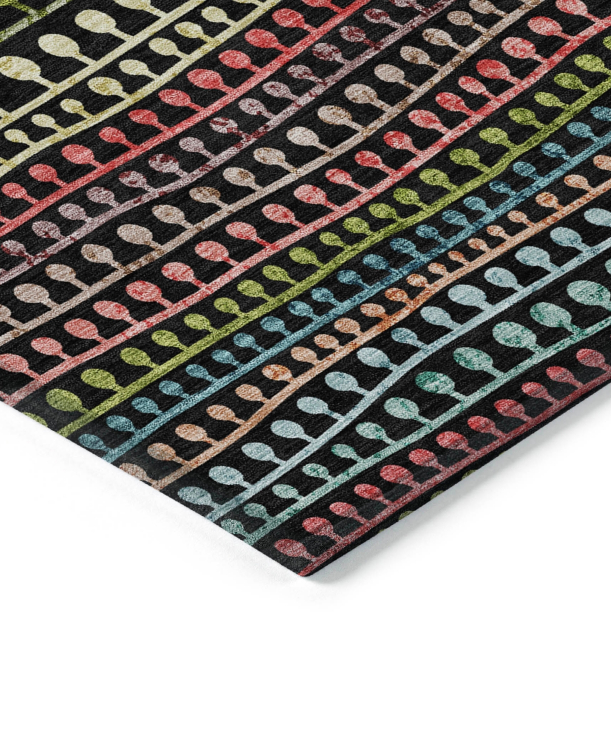 Addison Chantille Acn823 5'x7'6" Area Rug In Black