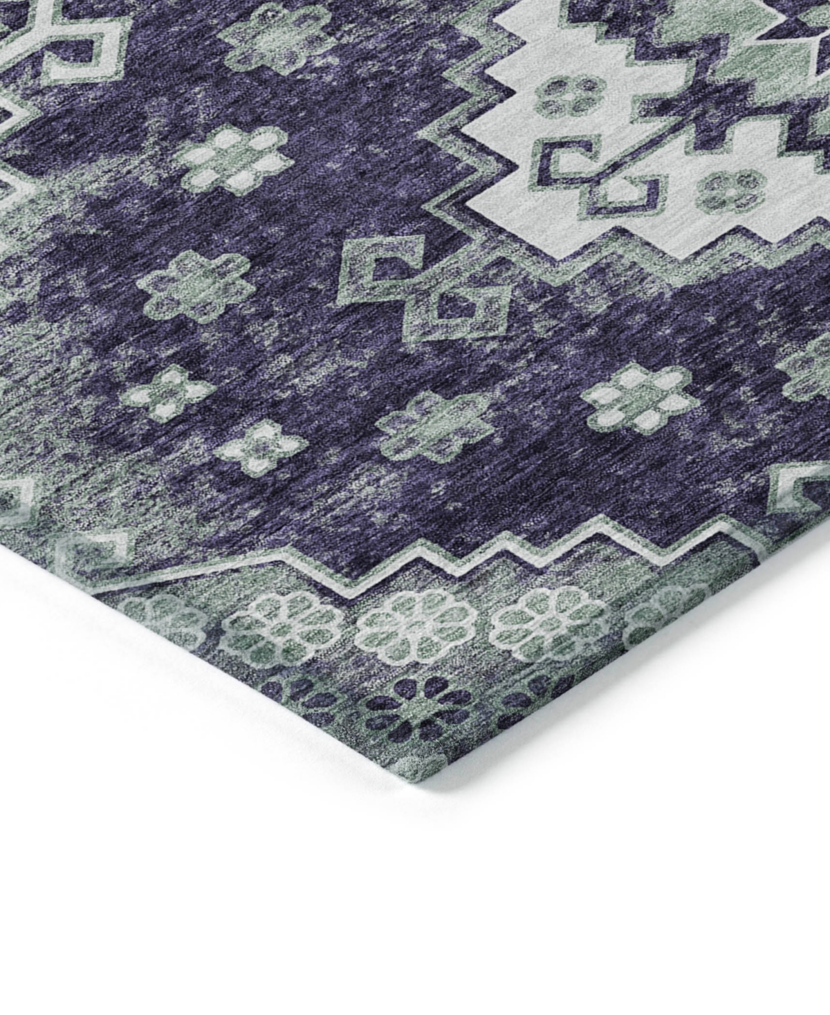 Addison Chantille Acn846 8'x10' Area Rug In Purple