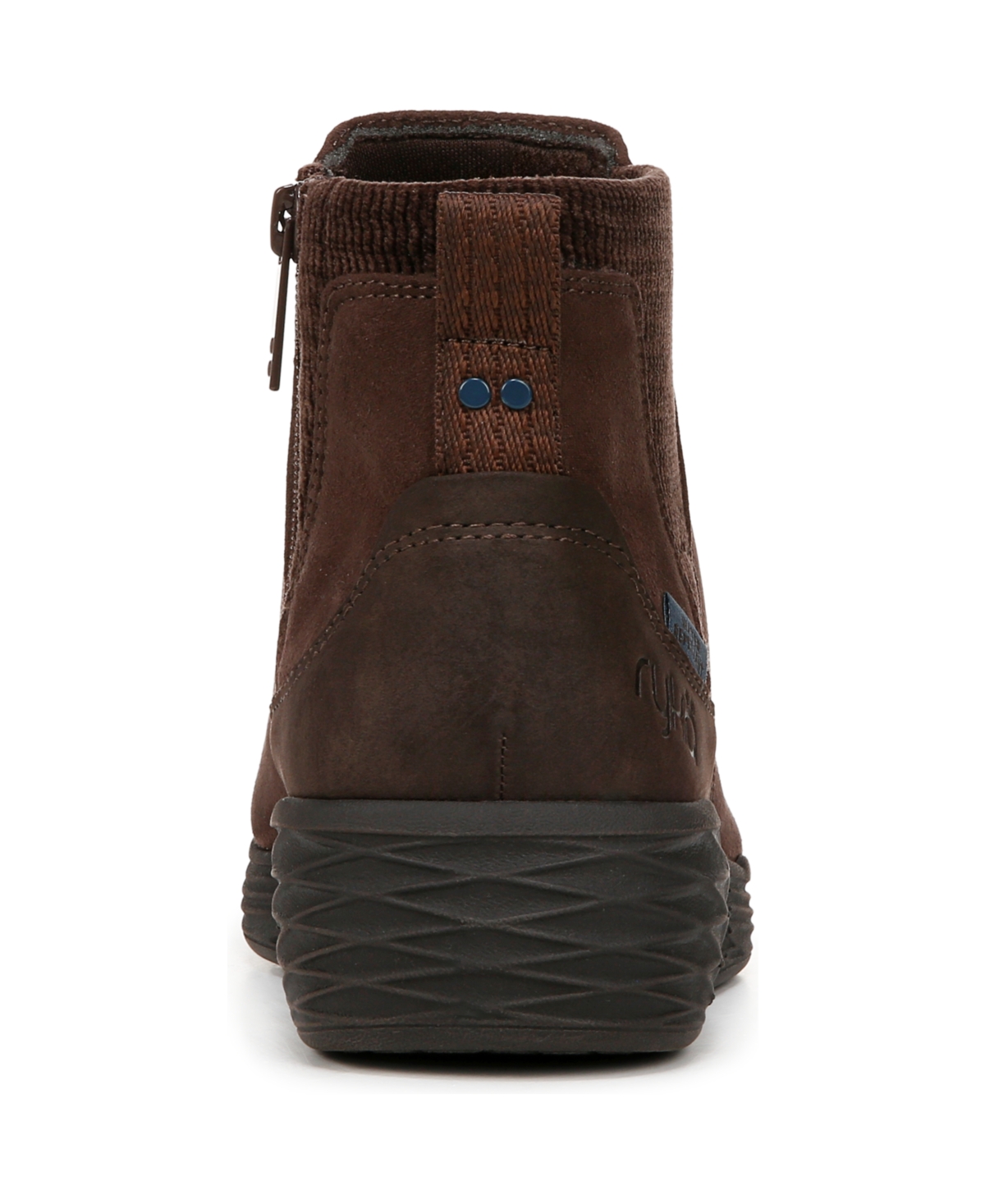 Shop Ryka Women's Noelle Next Water Resistant Wedge Ankle Boots In Java Brown Microfiber