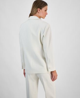 Bar III Women's Pinstriped Jacket, Exclusively at Macy's